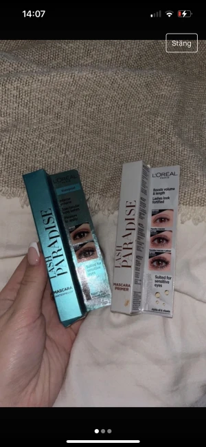 Mascara & Primer - Säljer dessa 2 oöppnade mascara och primer! Då jag ej använder mascara. 🫶