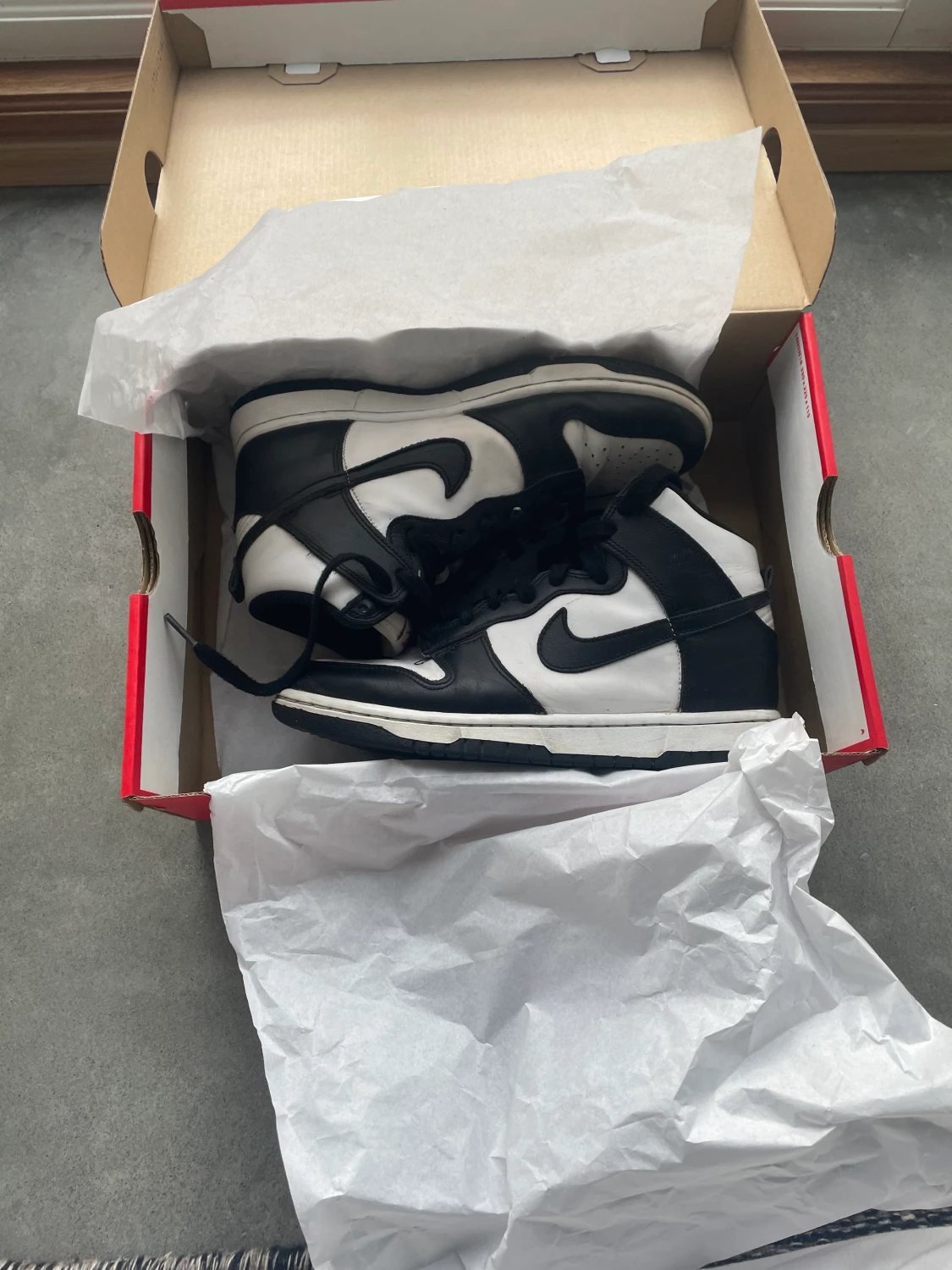 Nike dunk high panda w 