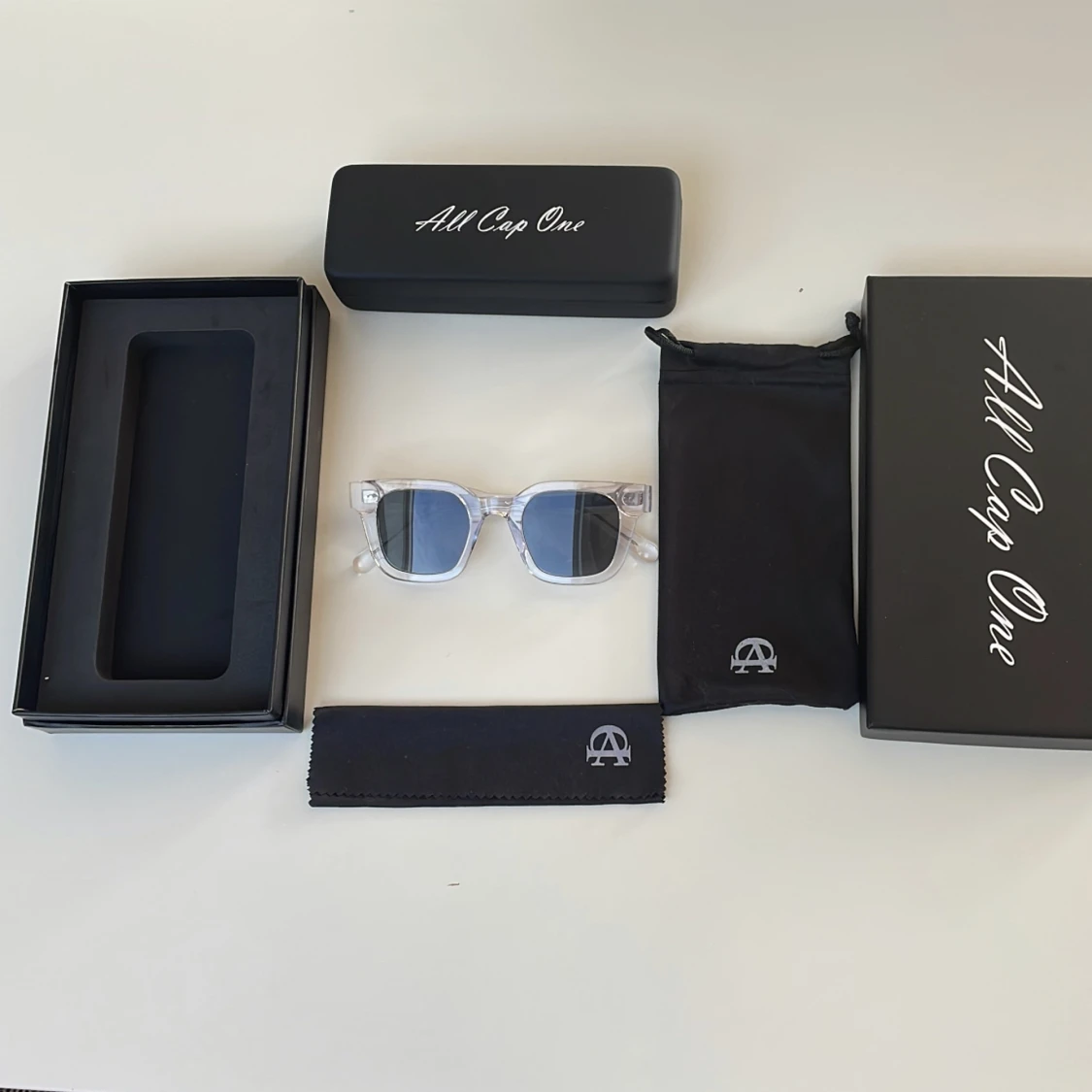 Allcap1 glasögon clear med grå lins - 90