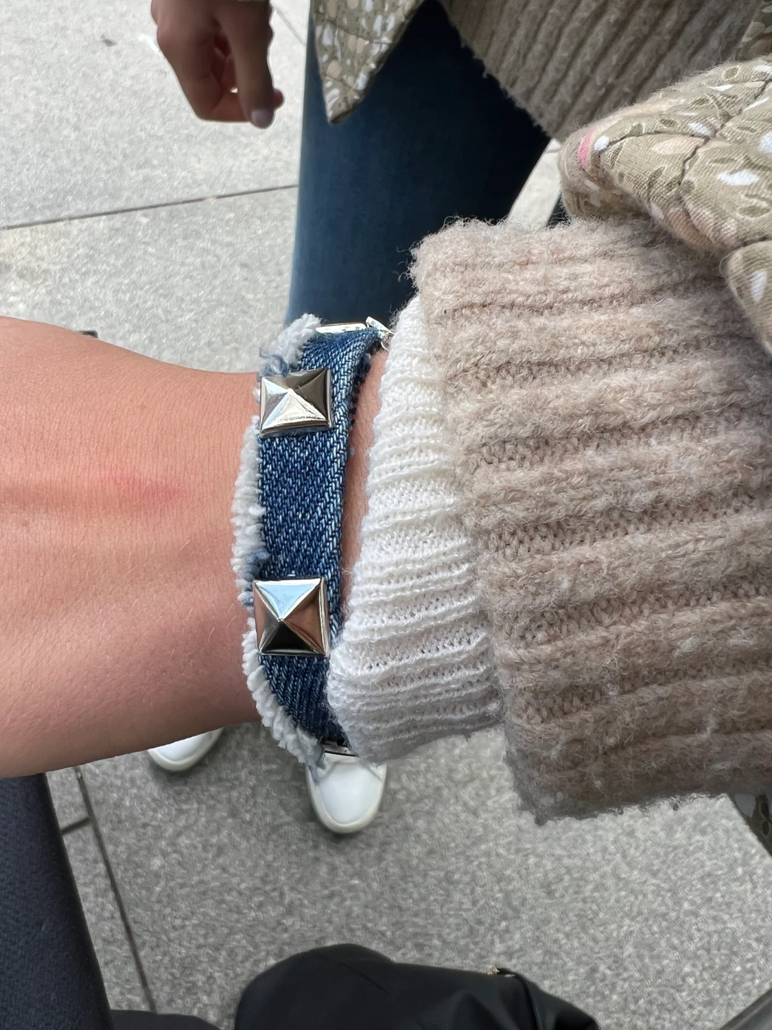 Nitarmband av jeans - 91