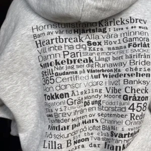Hov1 hoodie  - Säljer en hov1 hoodie! Hitta inte riktigt samma bild på den jag har men kolla andra bilden så som hoodien ser ut! Använd 1 gång och inte mer! Kan skicka fler bilder! Har gjort hoodien själv!