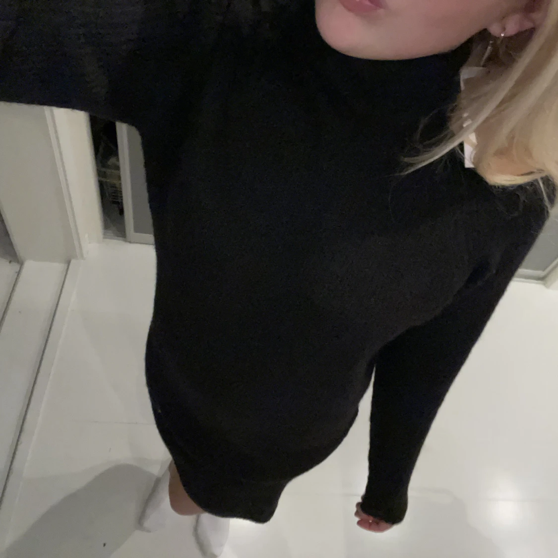 Stickad klänning - 90