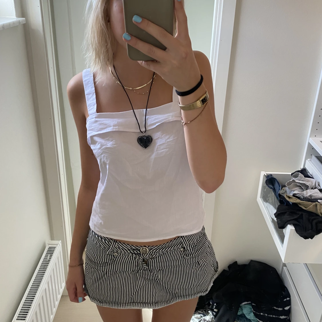 Vit topp somrig  - 90