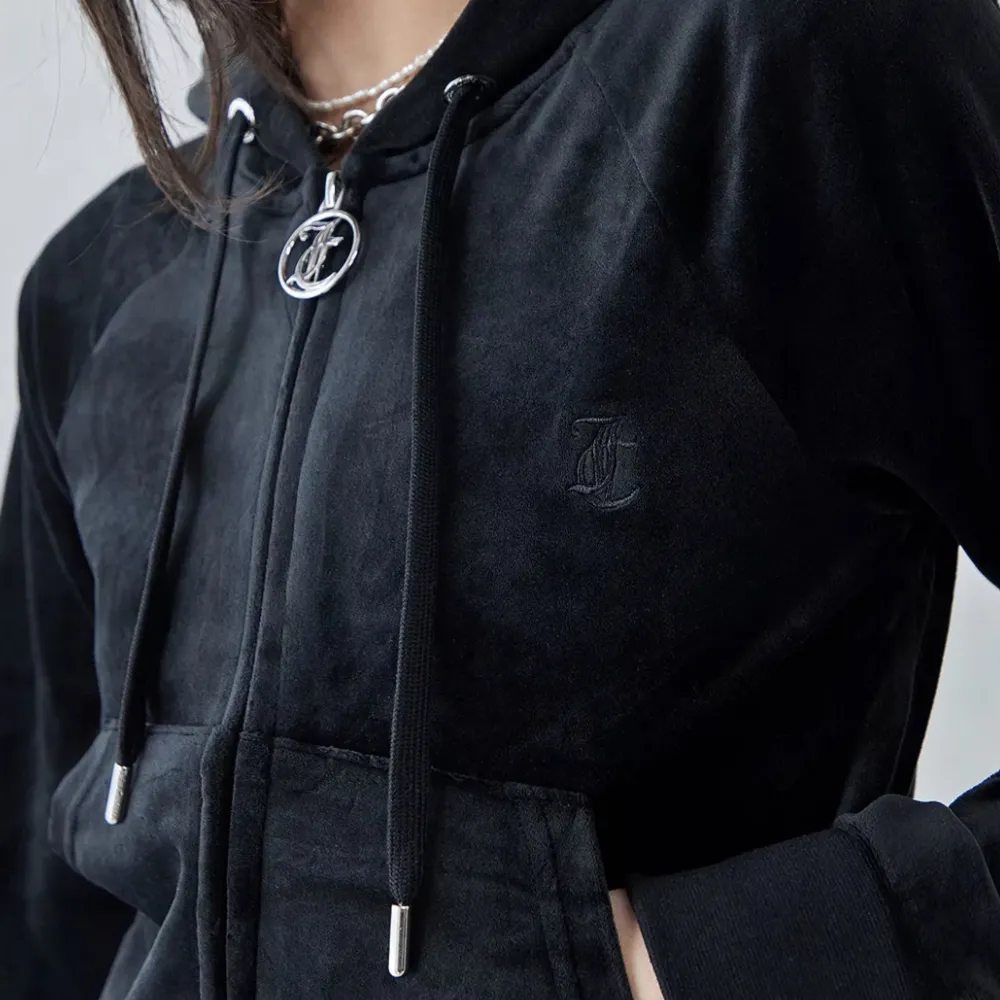 Zip- through hoodie juicy couture, strl small, inga anmärkningar, sparsamt använd . Tröjor & Koftor.