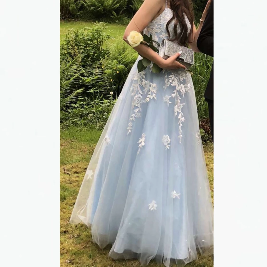 Ljusblå balklänning 