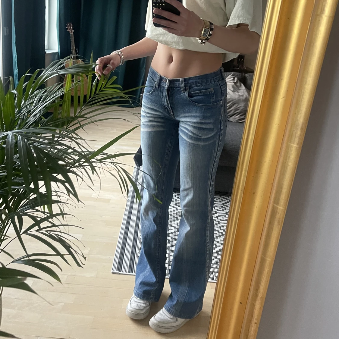 Low waist bootcut jeans - 90