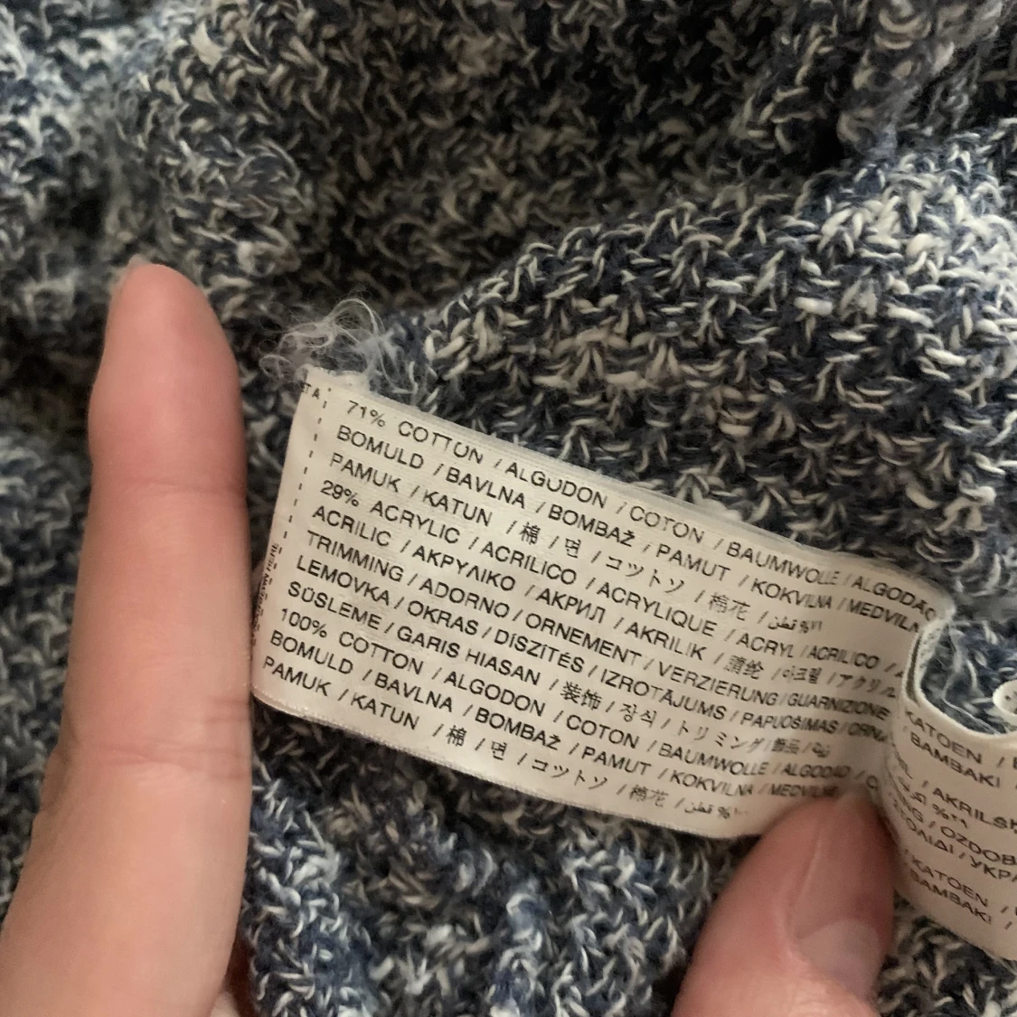 Snygg virkad topp  - 90