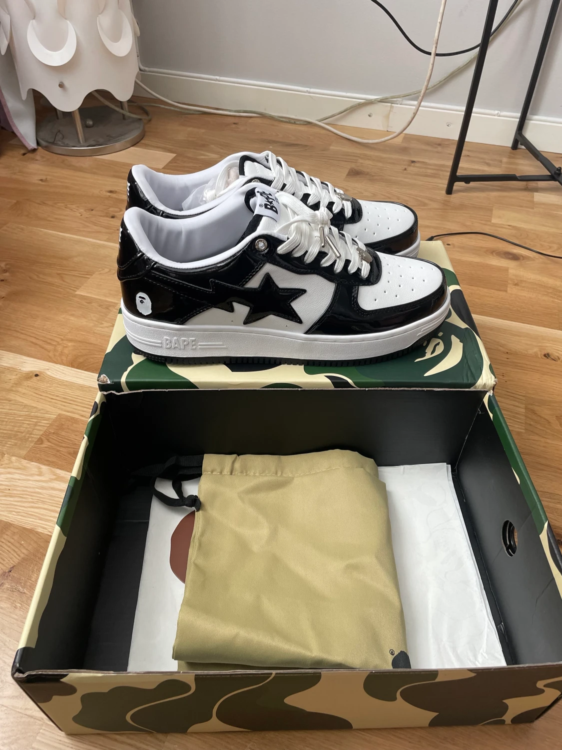 Bape Sta Black and White 