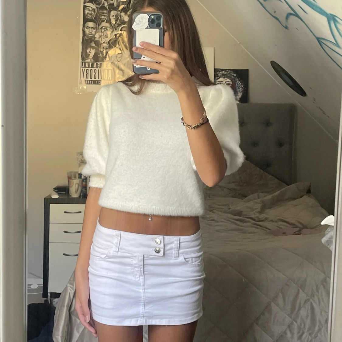 Mjuk fluffig topp  - 90