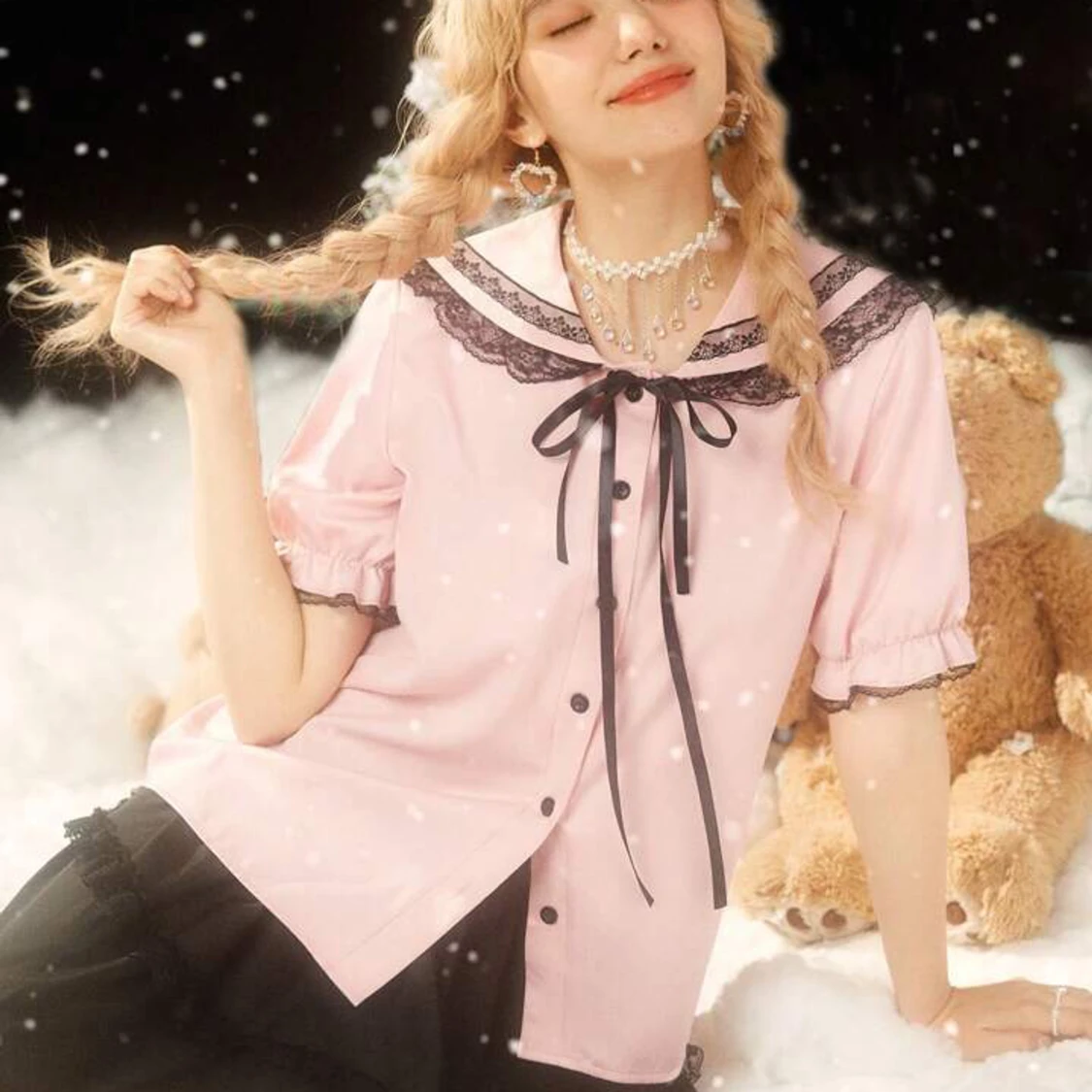 romwe jiraikei jirai blus - 90