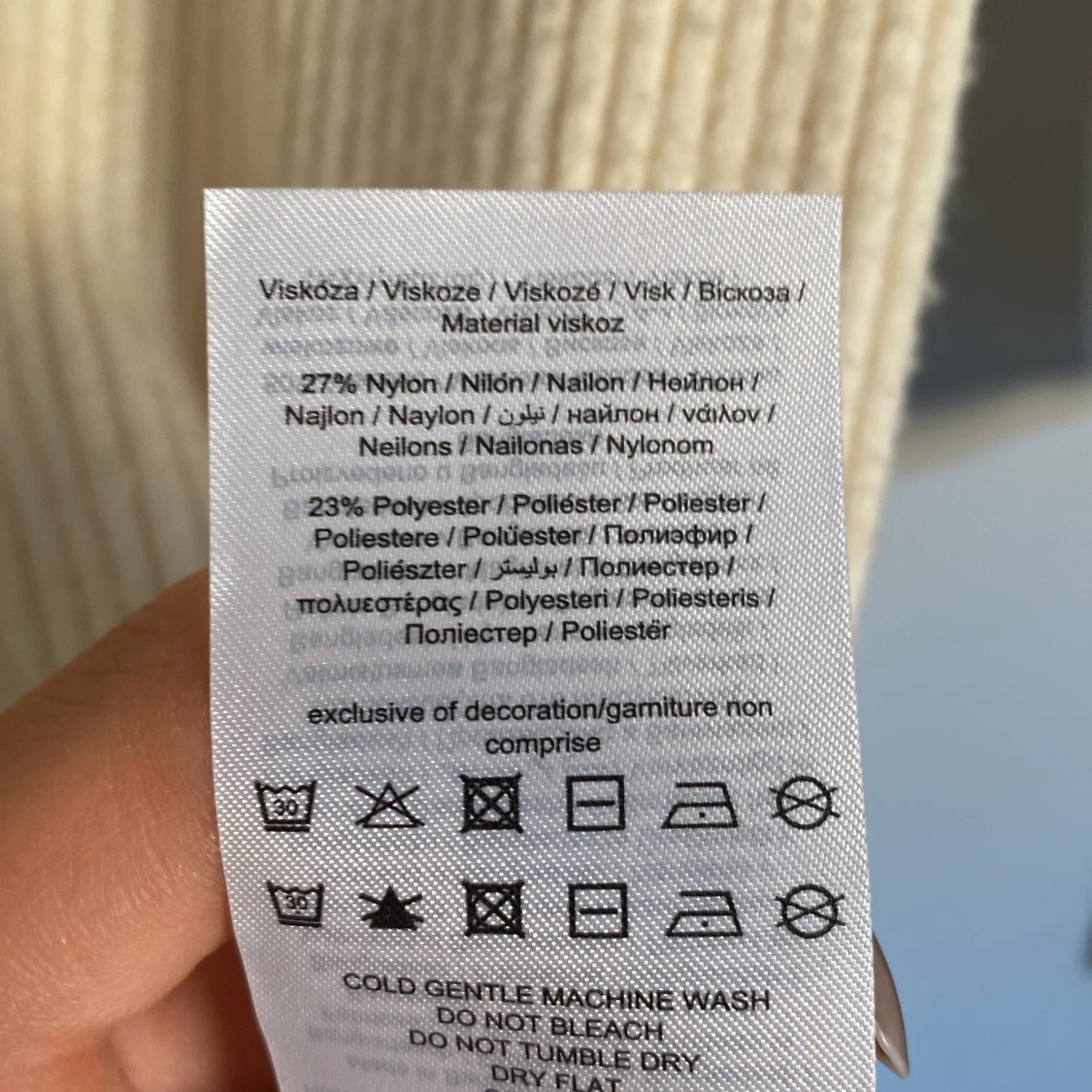 Stickad klänning  - 90