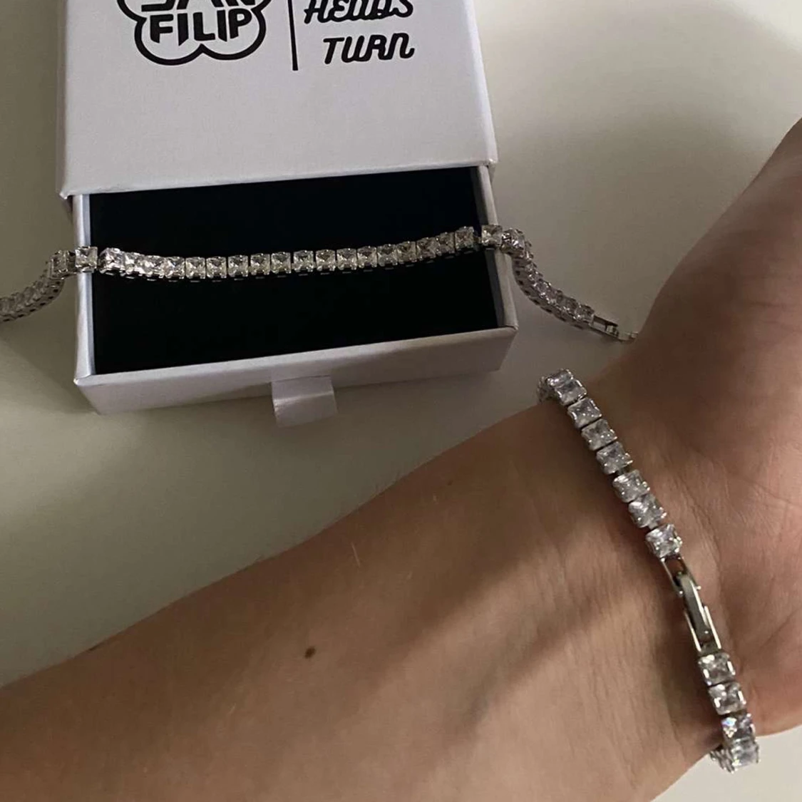 Tennis braclet (swarkowski kristaller) - 91