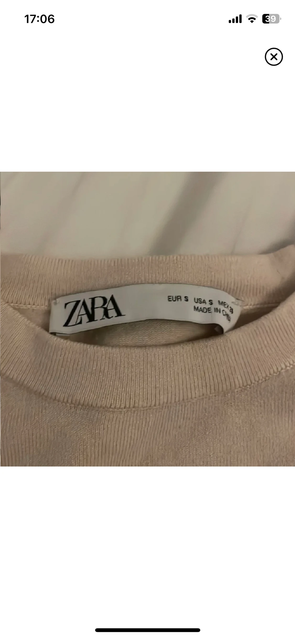 Zara tröja med knappar vid händerna - 90