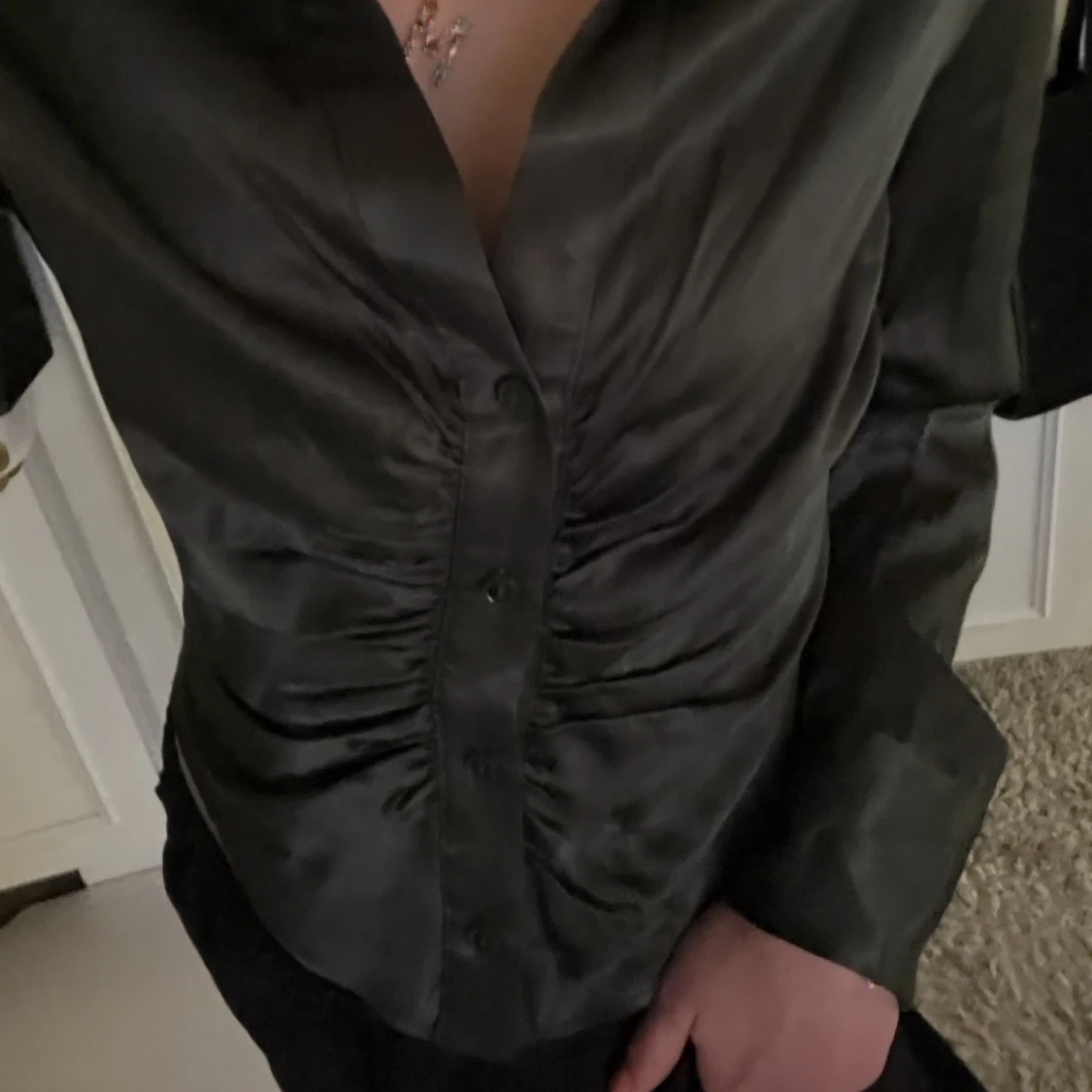 Zara blus i satin - 91