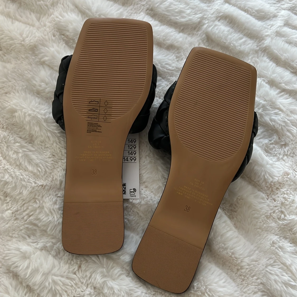 SANDALER SVARTA 38 - 90