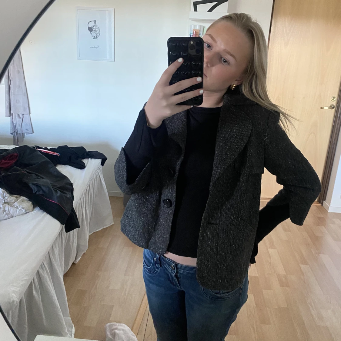 Trekvarsärmad kappa