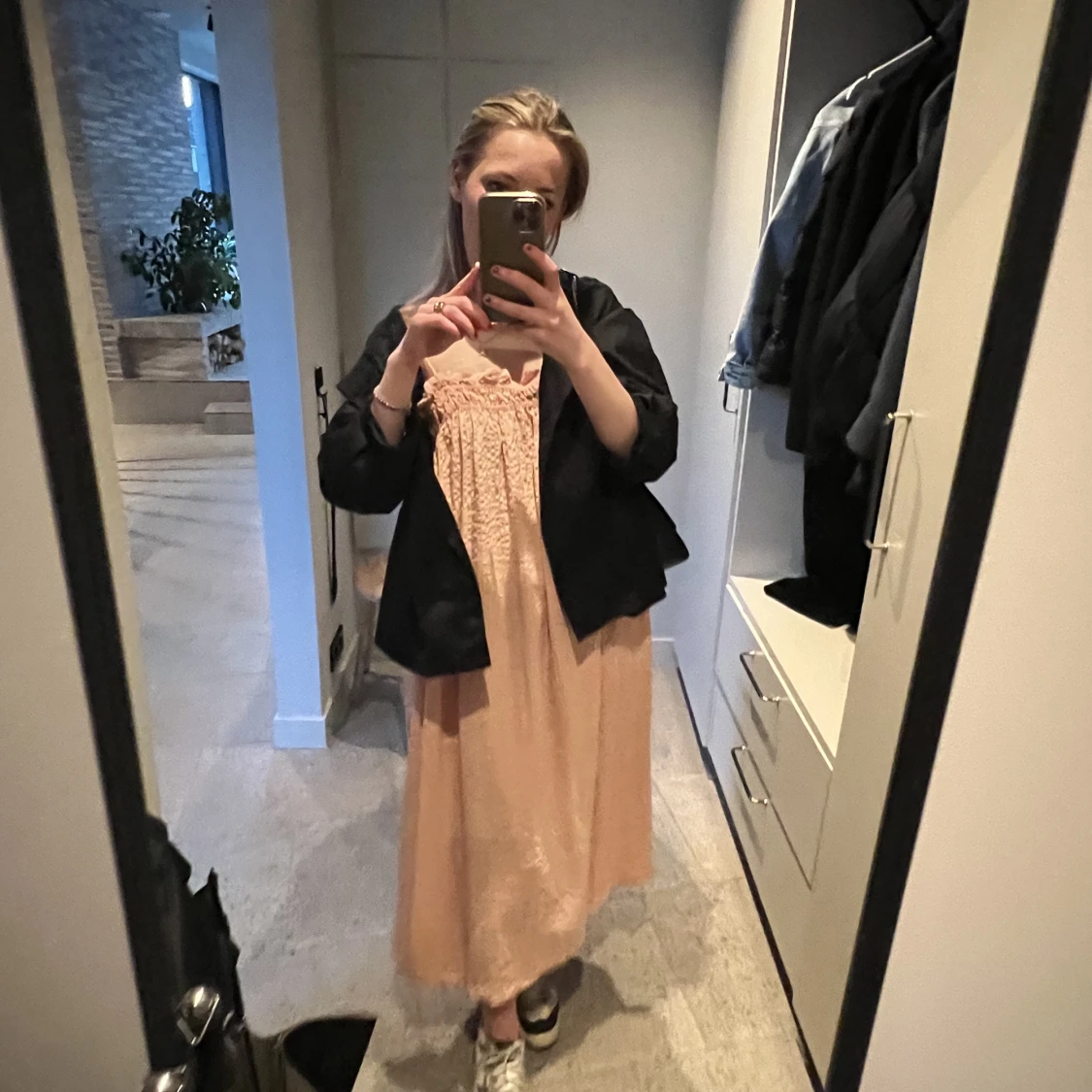 Lång klänning från zara