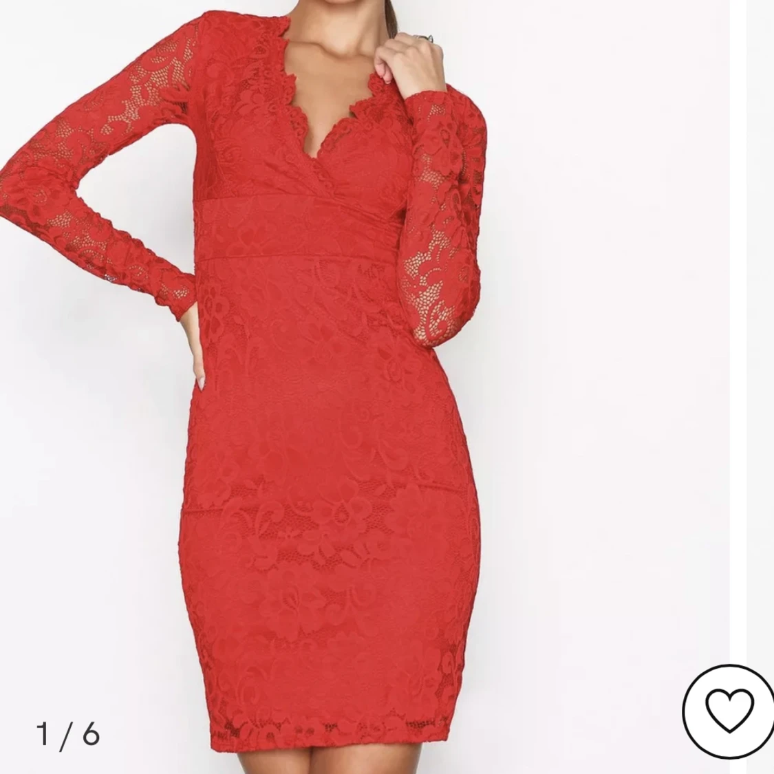 Svart spetsklänning  - 90