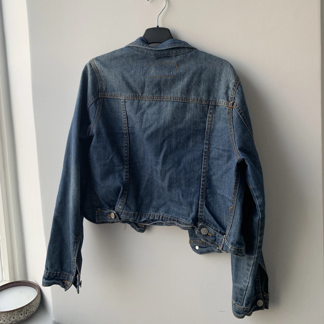 Mörkblå jeansjacka stl. 40 - 90