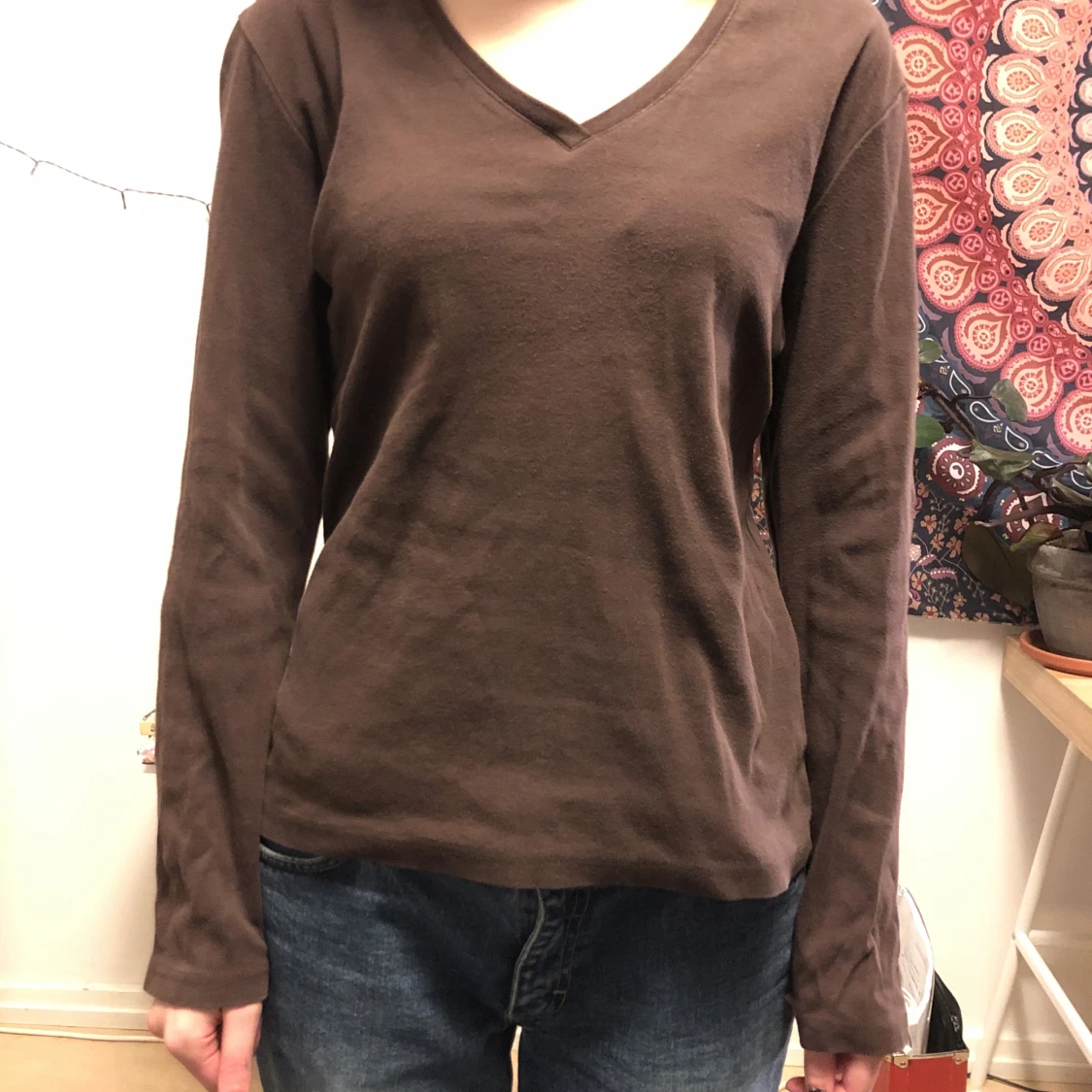 Brun långärmad - 90