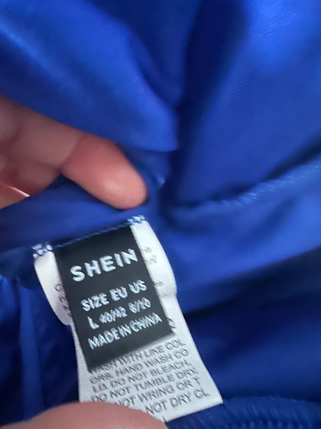 Blå korsetttopp  - 90