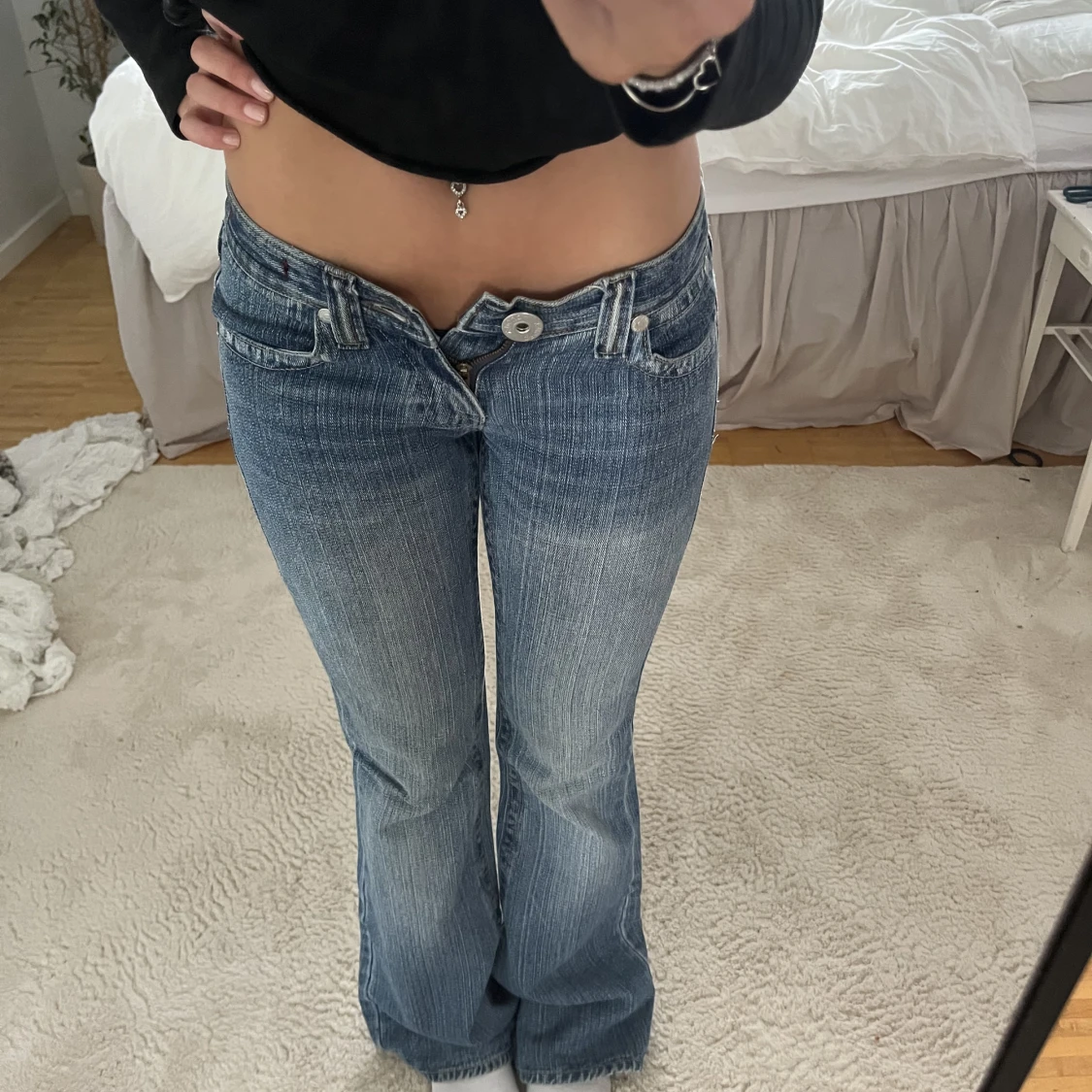 Lågmidjade jeans 