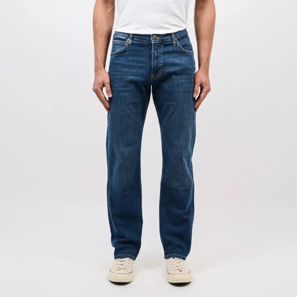 Blå Lee West Jeans, Regular Fit. Aldrig avända, nyköpta. Jeans & Byxor.