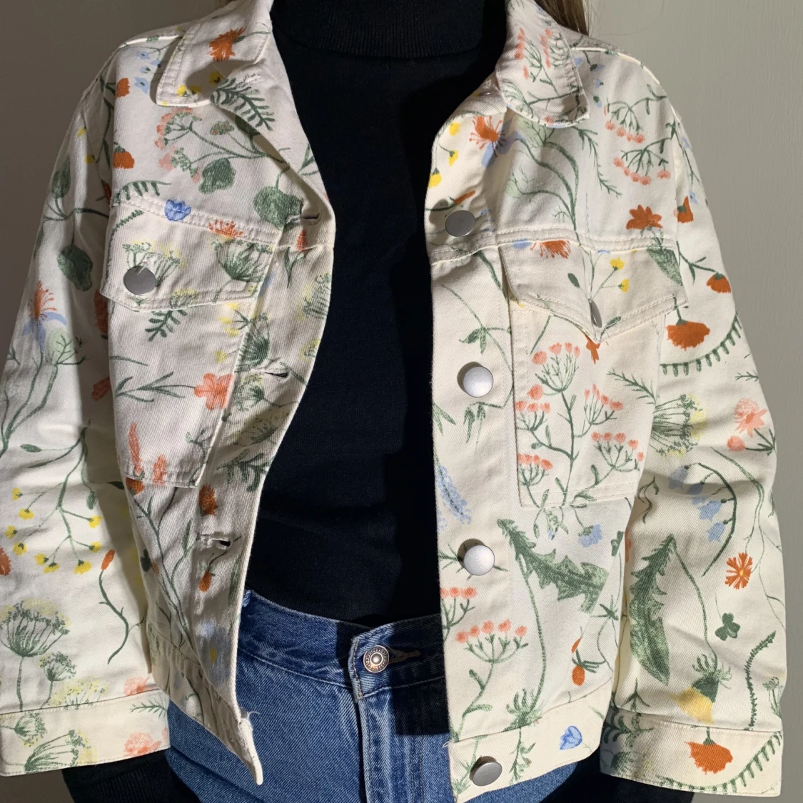 Mönstrad jeansjacka från monki! - 91