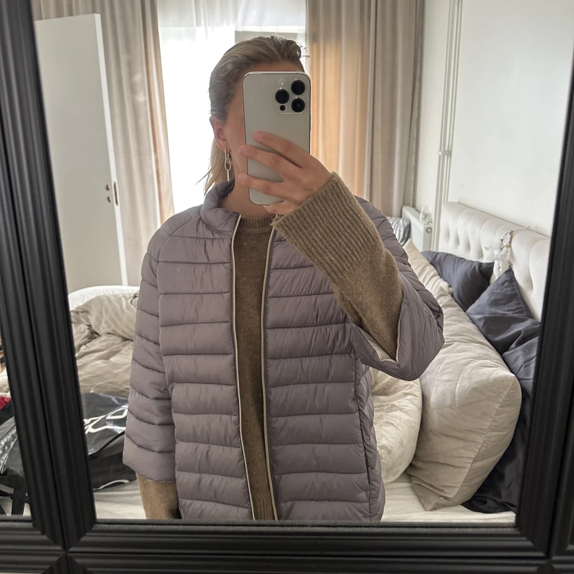 Trekvartsärmad jacka