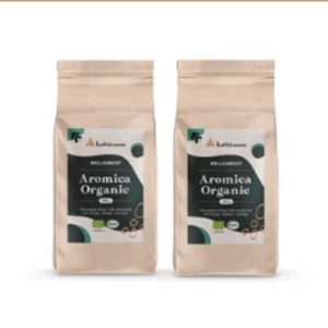 Aromica organic hela bönor - Kaffe bönor. De är inte malade. 2 pack, mer infomation på bilderna.
