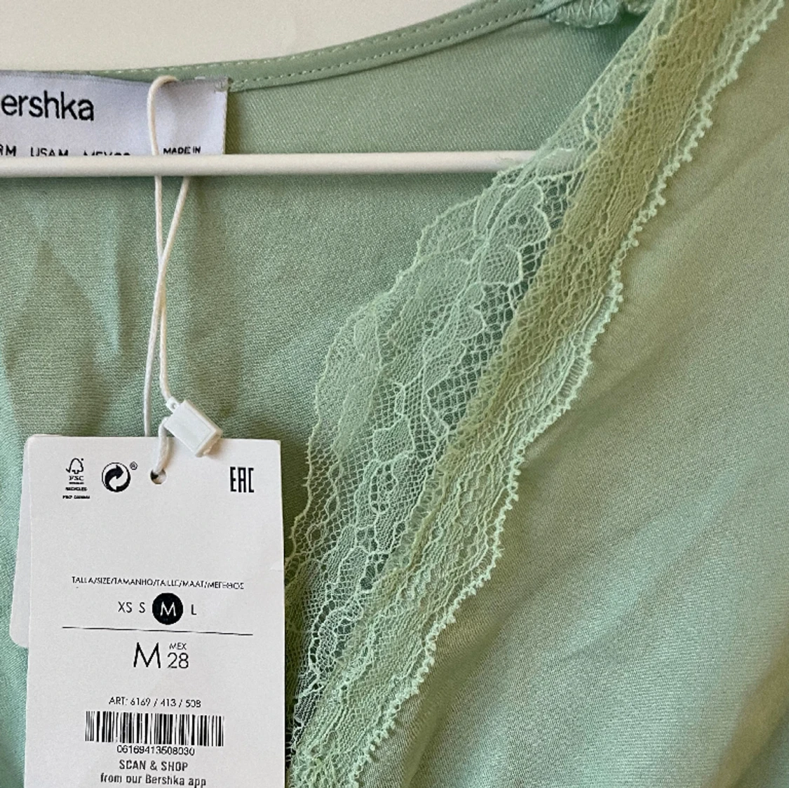 Blus med spets NY - 90