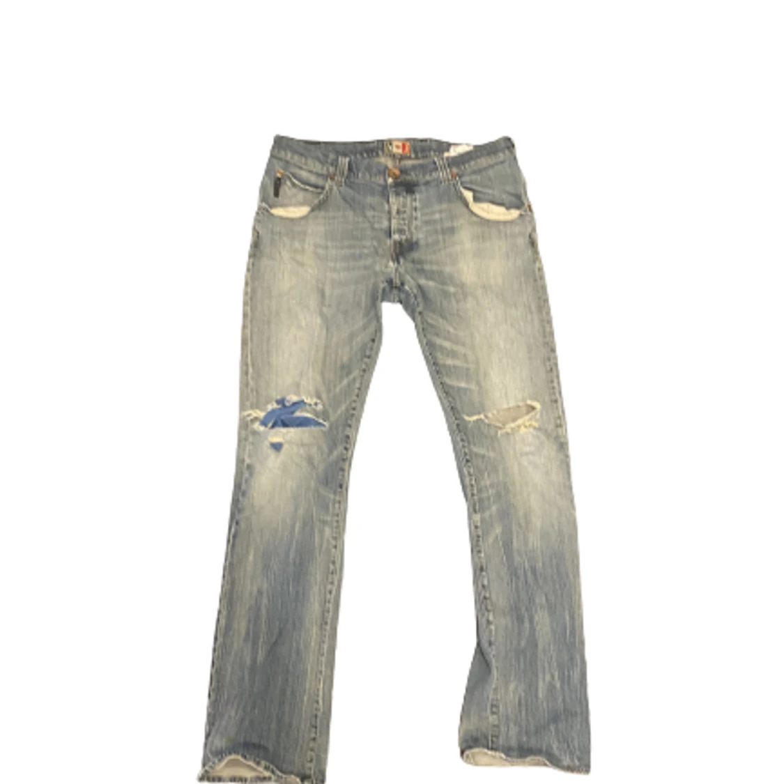 Vintage Armani Distressed Jeans