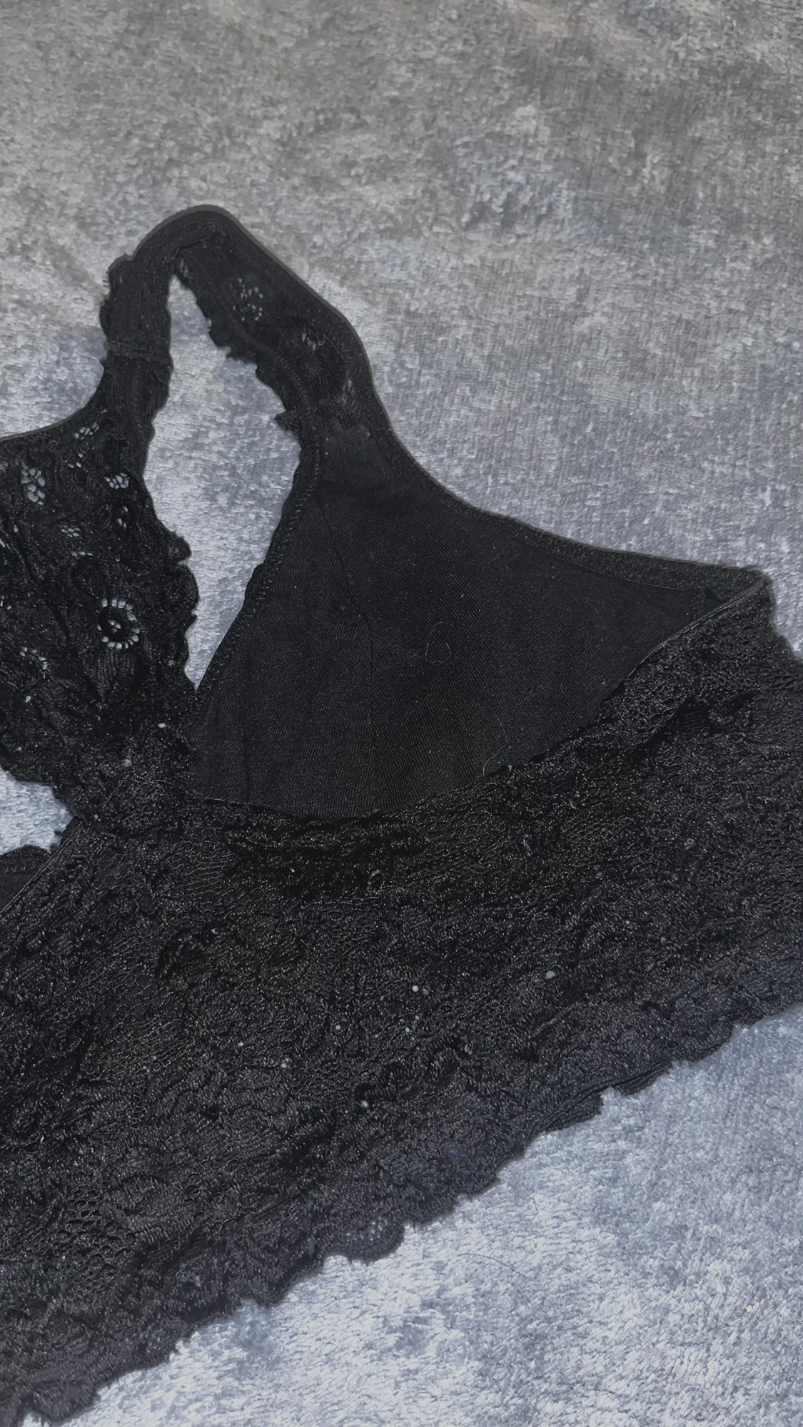 Svart Bralette  - 90