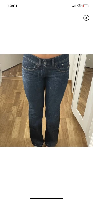 jeans  - Jättesnygga lågmidjade bootcut jeans!
