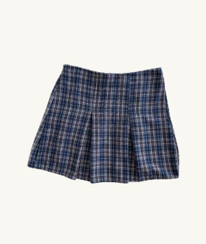 Brandy Melville kjol - Rutig kort Kjol   Färgen är som på andra bilden   Snygga veck och stretch i midjan   One size passar s/xs   40kr + frakt eller mötas upp  i Uppsala