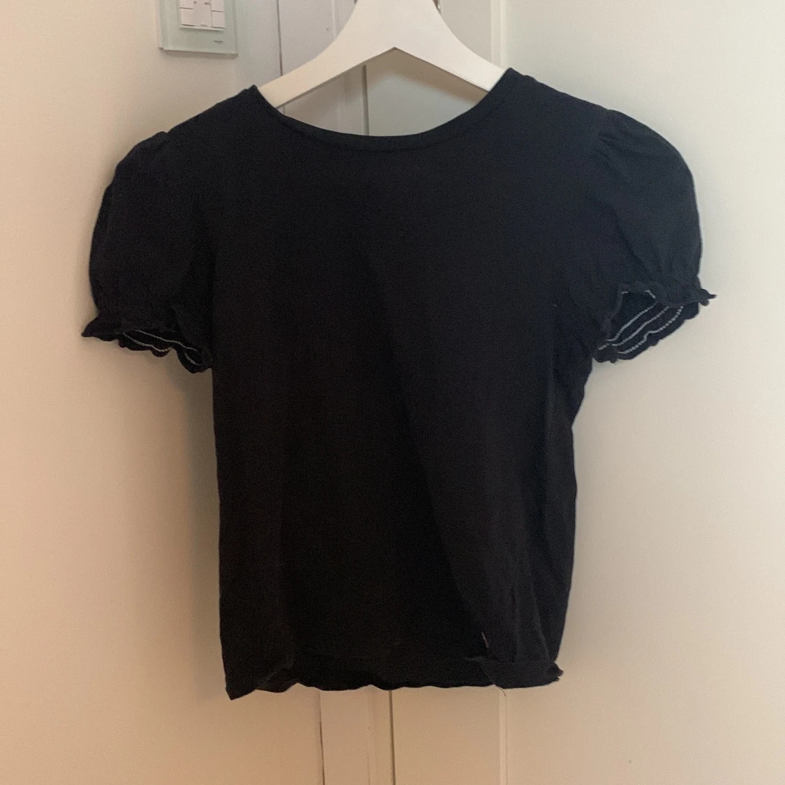 Svart kortärmad tröja - 90