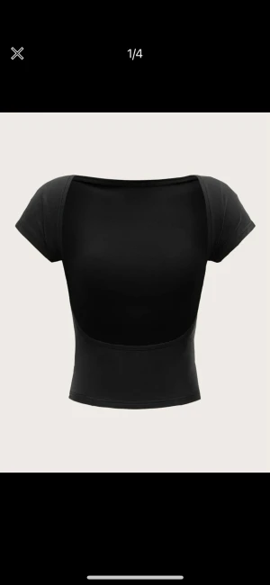 Öppen rygg tshirt - inga defekter, knappt använd 