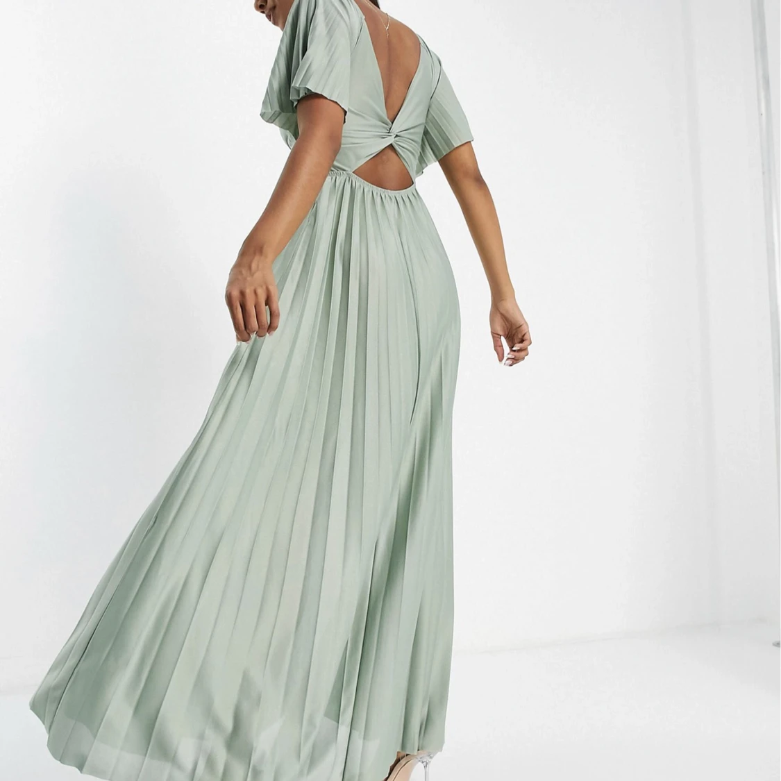 Mintgrön långklänning - 90