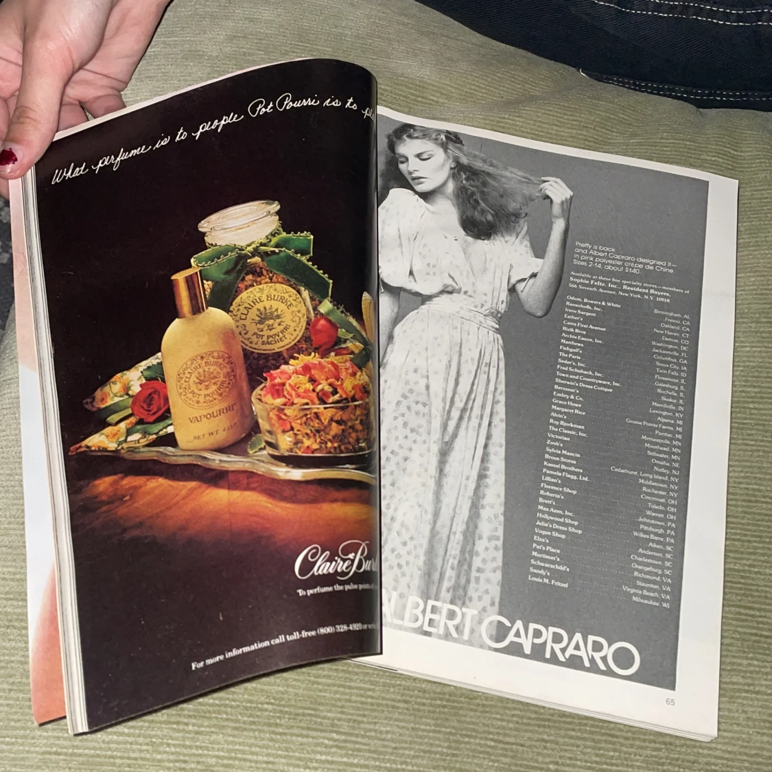 Vintage Vouge tidning - 90