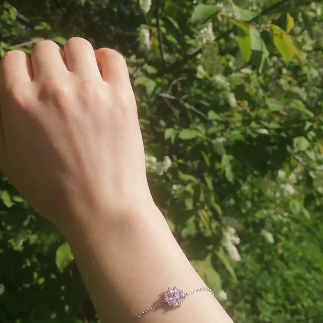 Silver armband  - 90