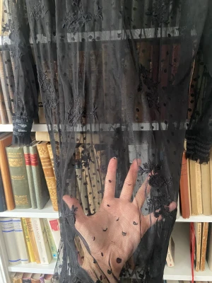 See through klänning - See through klänning som går ner till vaderna. Snygga till byxor. 