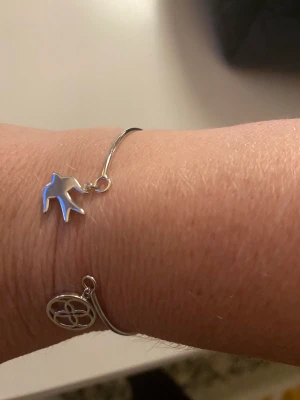 Armband!  - Exklusivt armband från Daily Elegance. Nyskick! Silvrigt!  Ej använt!  Ställbart!  Vikt 4 gram   Material: Mässing/Pläterad med silver/rodium  Diameter: 6 cm 