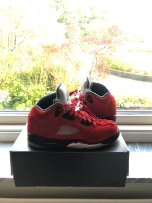 Jordan 5 Raging Bull - Jordan 5 Raging Bull🔥 8/10 skick. Finns kvitto från goat och og box. Kom dm för mer frågor eller bilder. 