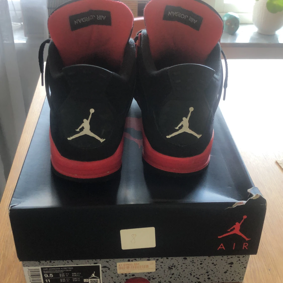 Jordan 4s red thunder  - 91