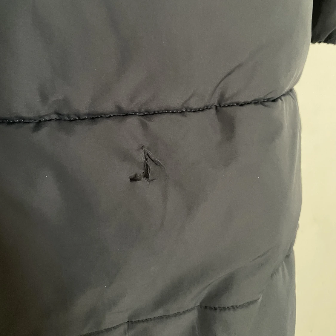 Blå lång jacka - 91