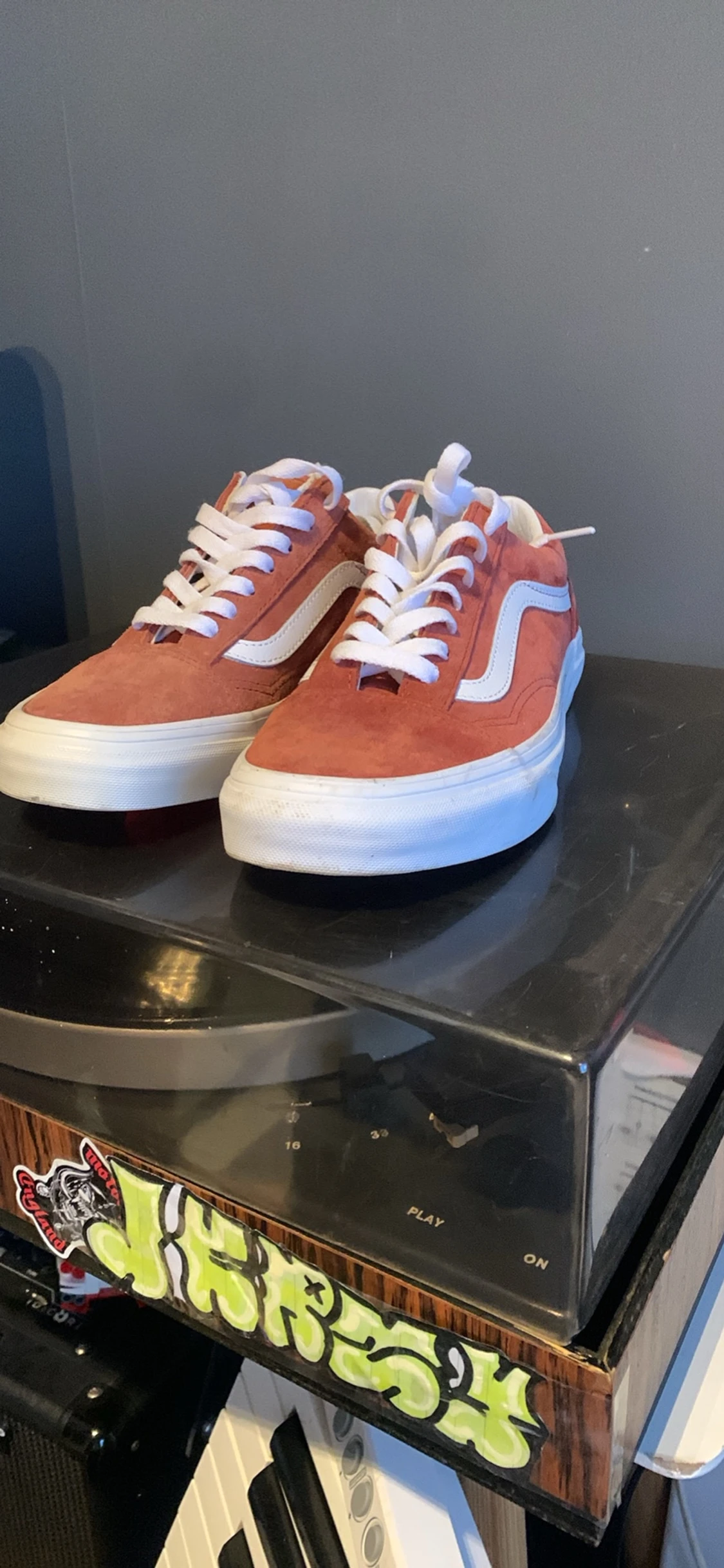 Röda vans skor - 90