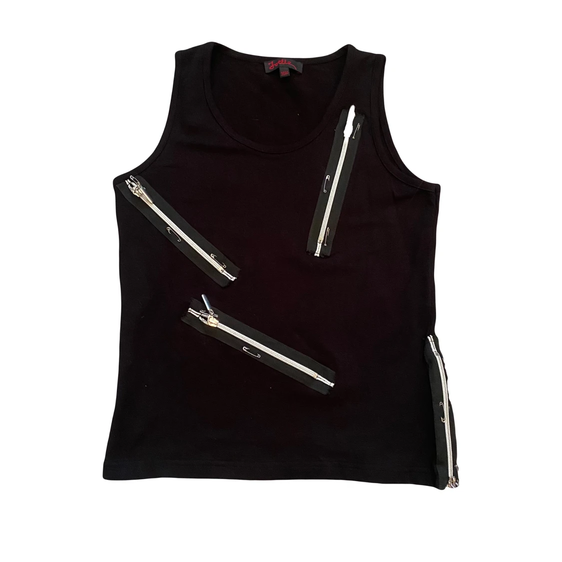 Vintage zipper linne