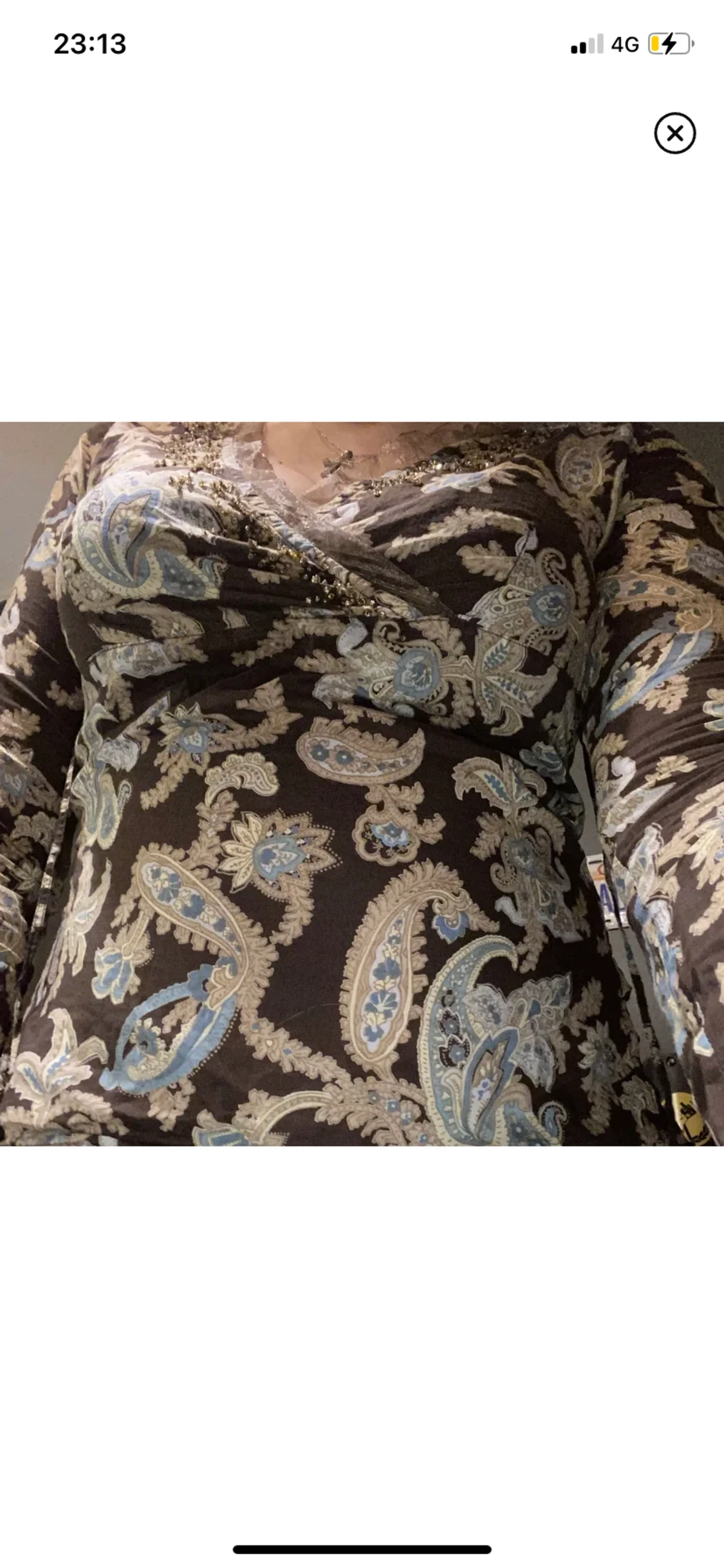 Långärmad v ringad topp!