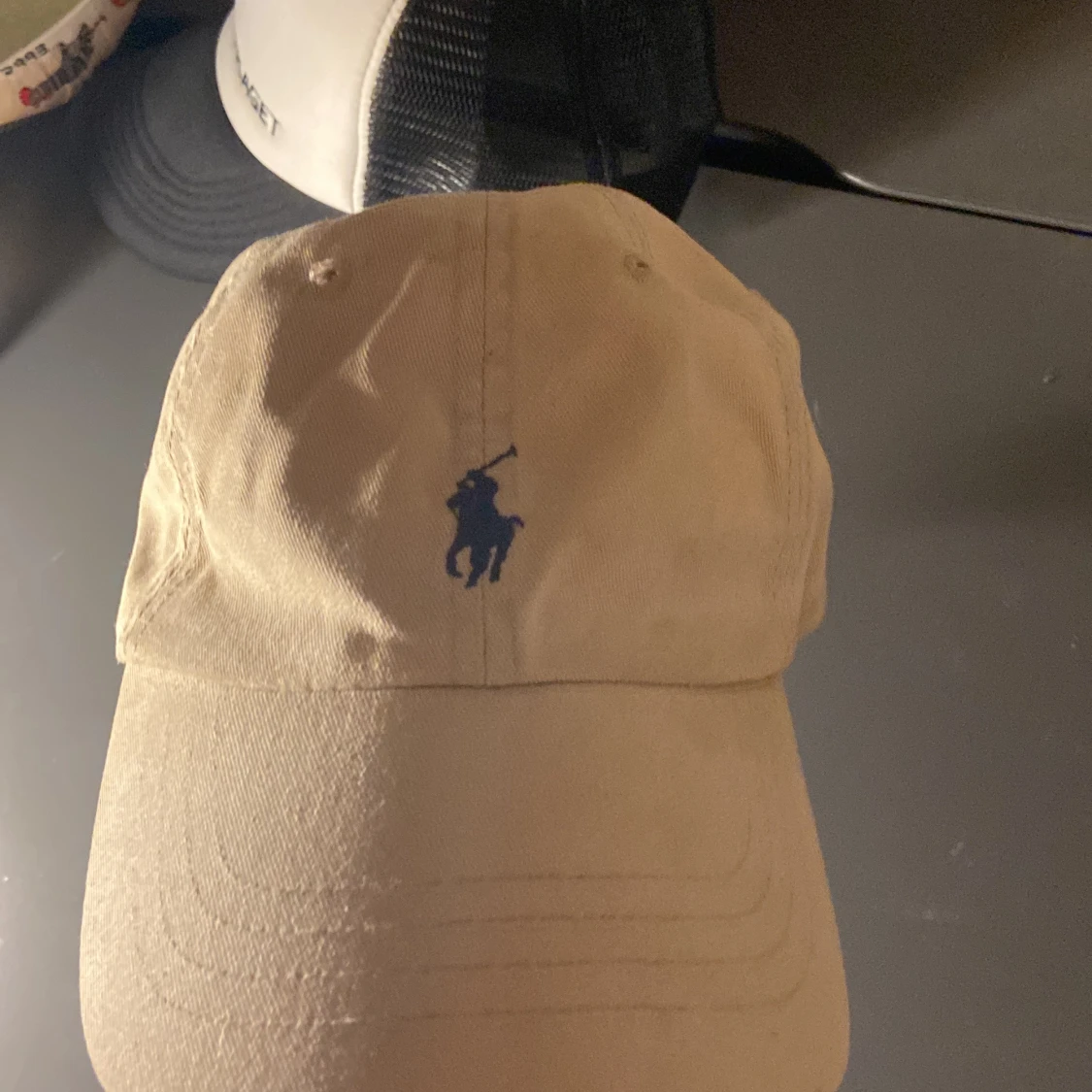 Beige polo keps - 91