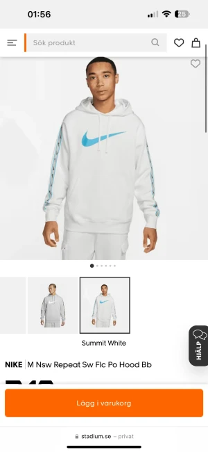 Helt ny vit Nike dress - Helt ny Nike dress prislapp på aldrig använd beställde i fel storlek